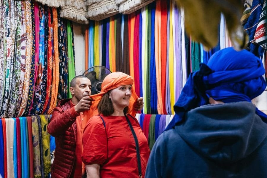 Visite guidée des souks de la Médina à pied