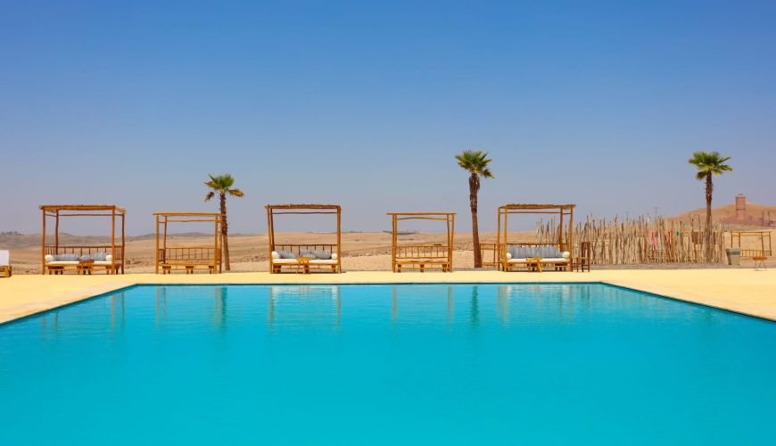 Journée Piscine au Désert d’Agafay avec Déjeuner
