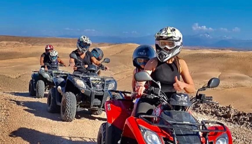 Balade en Quad – 1h d’adrénaline dans le Désert Agafay